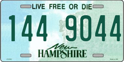 NH license plate 1449044