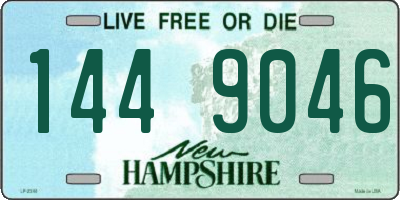 NH license plate 1449046