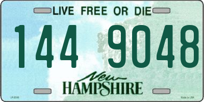 NH license plate 1449048