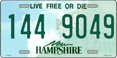 NH license plate 1449049