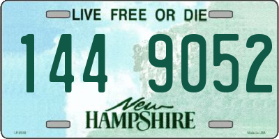 NH license plate 1449052