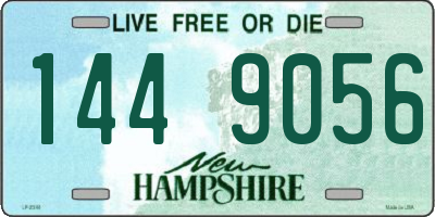 NH license plate 1449056