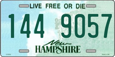 NH license plate 1449057