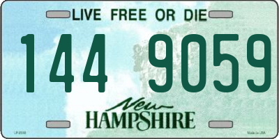 NH license plate 1449059