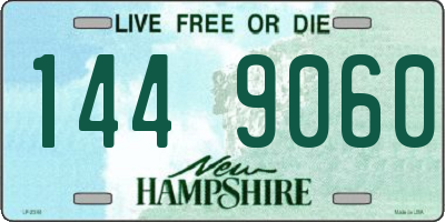 NH license plate 1449060