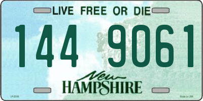 NH license plate 1449061