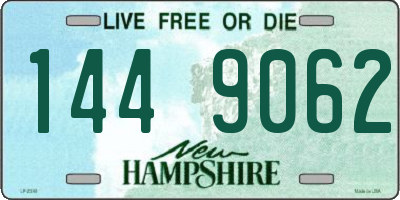 NH license plate 1449062
