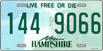 NH license plate 1449066