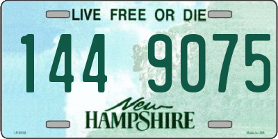 NH license plate 1449075