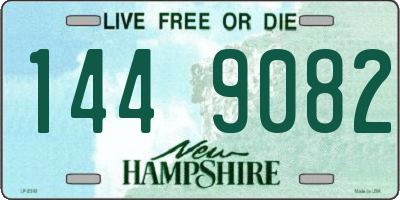 NH license plate 1449082