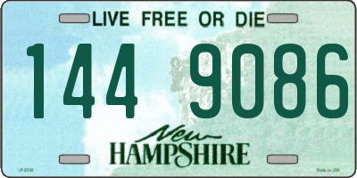 NH license plate 1449086