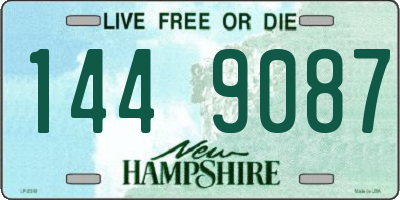 NH license plate 1449087