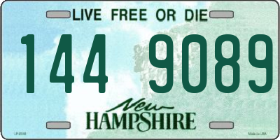 NH license plate 1449089