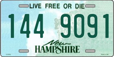 NH license plate 1449091