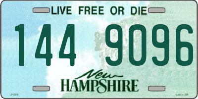 NH license plate 1449096