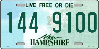 NH license plate 1449100