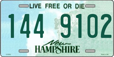 NH license plate 1449102