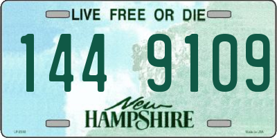 NH license plate 1449109