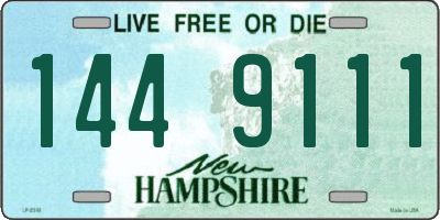 NH license plate 1449111
