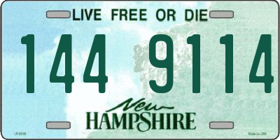 NH license plate 1449114