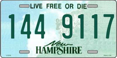 NH license plate 1449117