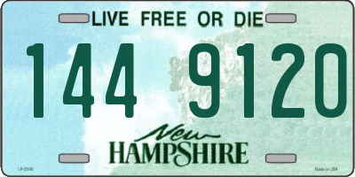 NH license plate 1449120