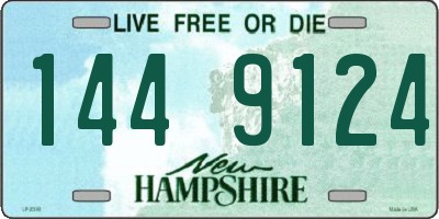 NH license plate 1449124