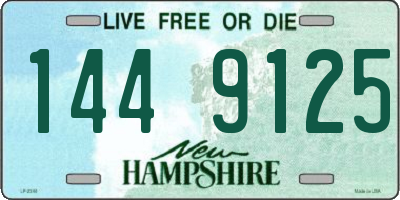 NH license plate 1449125