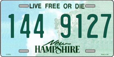 NH license plate 1449127
