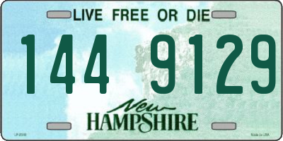 NH license plate 1449129