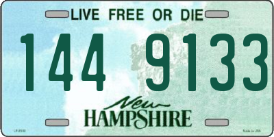 NH license plate 1449133