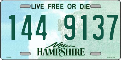 NH license plate 1449137