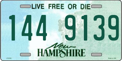 NH license plate 1449139