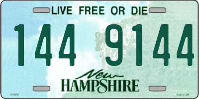 NH license plate 1449144