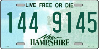 NH license plate 1449145