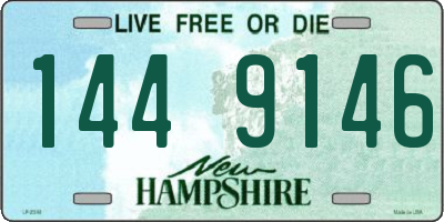 NH license plate 1449146