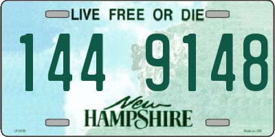 NH license plate 1449148
