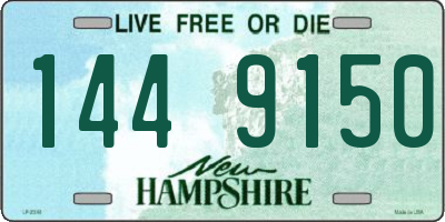 NH license plate 1449150