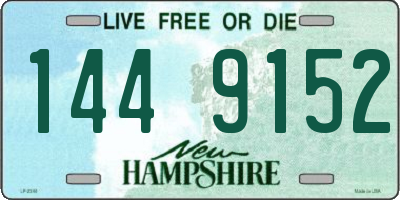 NH license plate 1449152