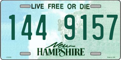 NH license plate 1449157
