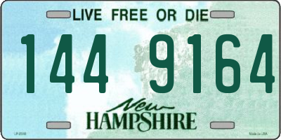 NH license plate 1449164