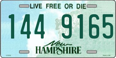 NH license plate 1449165