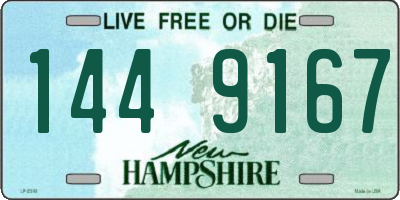NH license plate 1449167