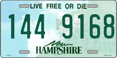 NH license plate 1449168