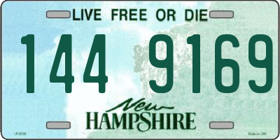 NH license plate 1449169