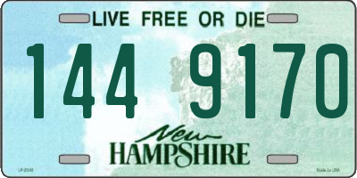 NH license plate 1449170