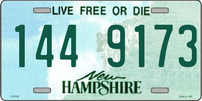 NH license plate 1449173