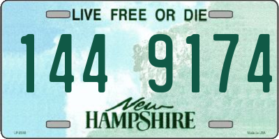 NH license plate 1449174