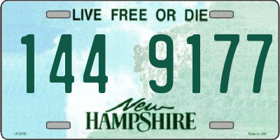 NH license plate 1449177