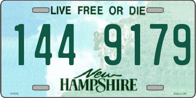 NH license plate 1449179